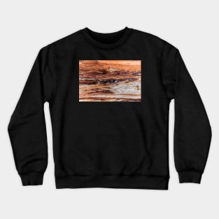 Vibrant Tree Oozing Sap From Trunk Crewneck Sweatshirt